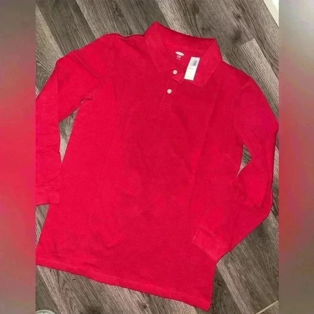 Old Navy Boys long sleeve Polo